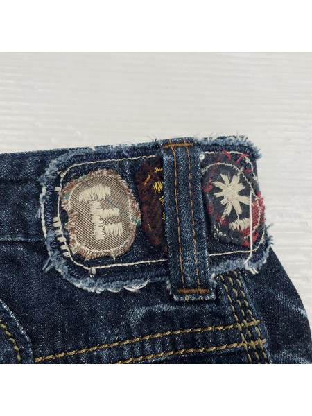 MARITHE + FRANCOIS GIRBAUD デニム・ジーンズ ギミック ローライズ デニム 青[値下]