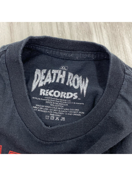 KITH VINTAGE DEATH ROW RECORDS 2025 プリントTee XL ブラック