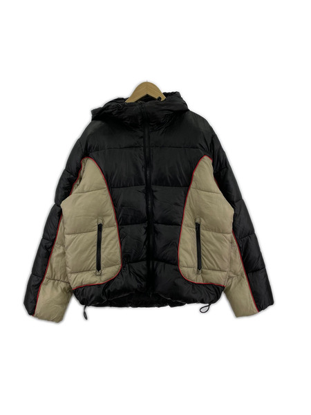 DIESEL ダウンジャケット W-OSTEND 黒 (46)