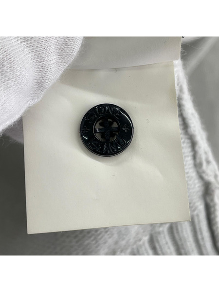 STONE ISLAND 腕章 クルーネックウールニット M ライトブルー 7115552A3