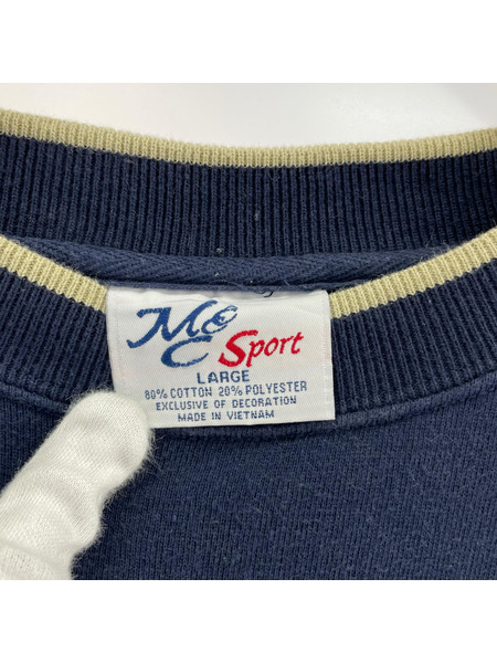 スウェット・トレーナー MC SPORT スウェット ネイビー  (L)