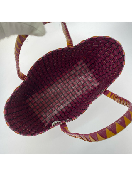 MARNI トートバッグ マーケットバスケット 紫茶