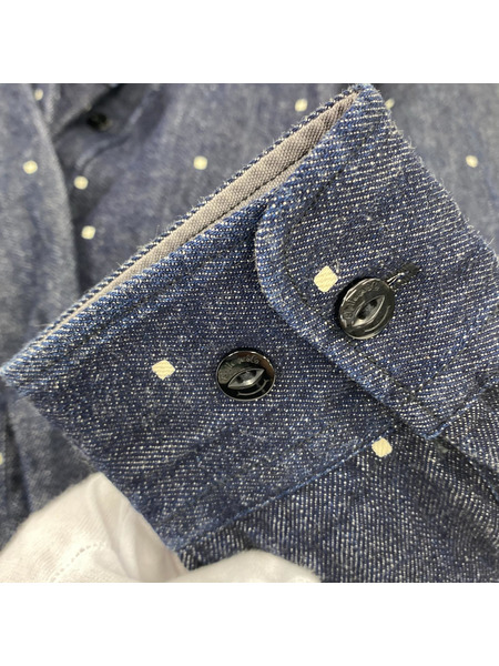 CHALLENGER ドット柄デニムシャツ インディゴ[値下]