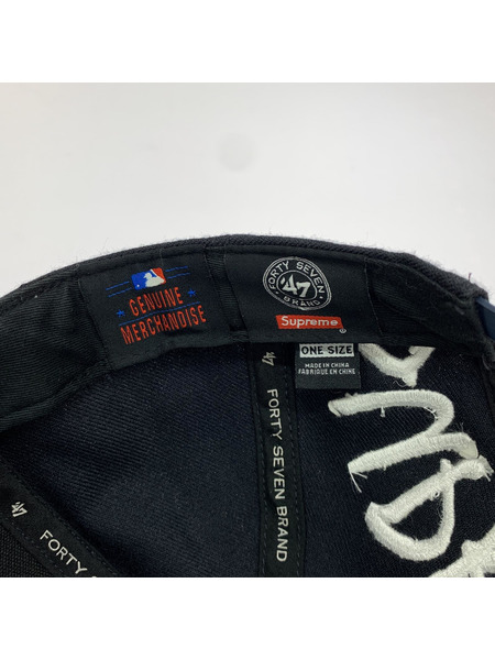 Supreme キャップ x 47 NY Yankees 5パネル