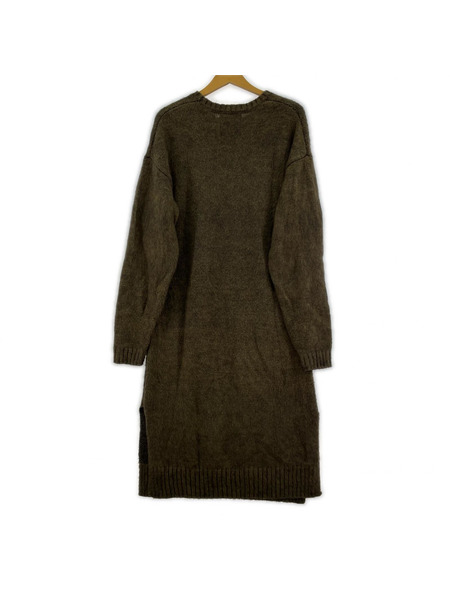 CYbER dYNE UTSUTU ロングニット FREE ブラウン