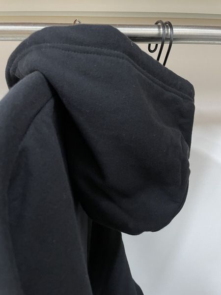 CHROME HEARTS SWTSHRT HD VERTICAL LOGO バーティカルロゴ プルオーバーパーカー XL 黒