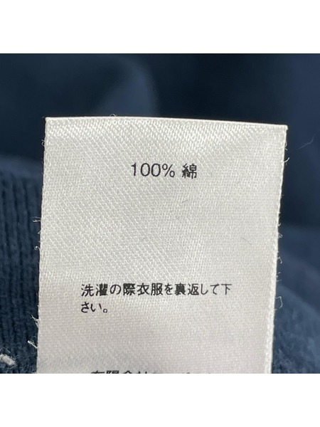 Supreme L/S Chrome Classic Logo Hoodie NVY (S)