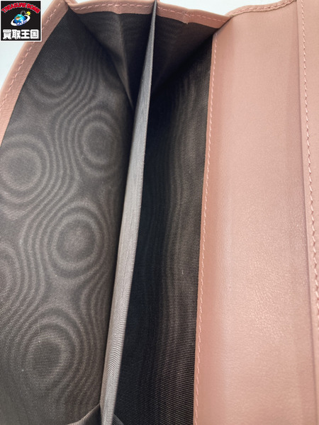 GUCCI グッチ 449393 マイクログッチシマ 長財布ピンク ロングウォレット