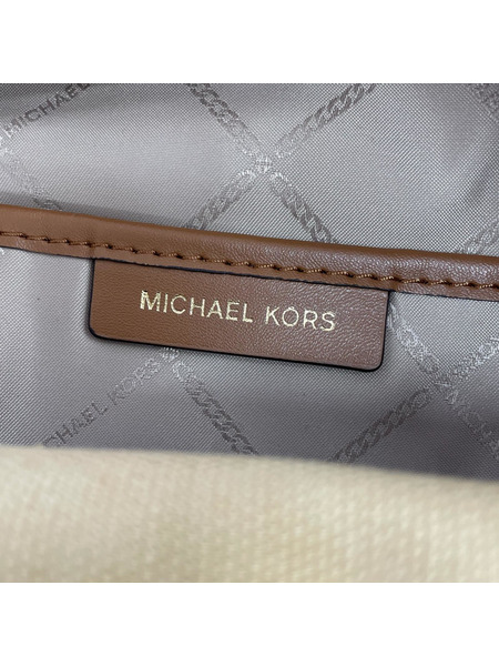 MICHAEL KORS リュックサック・バックパック SLATER XS CNV MSGR BACKPACK 茶