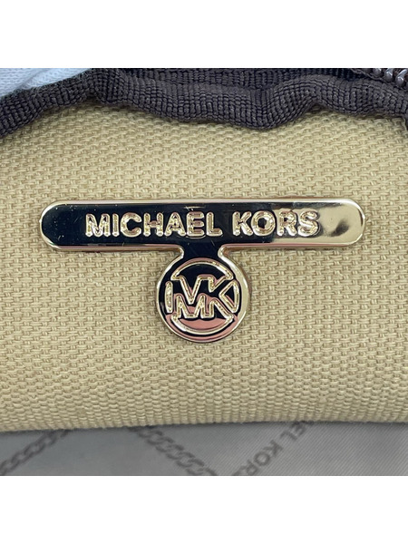MICHAEL KORS リュックサック・バックパック SLATER XS CNV MSGR BACKPACK 茶
