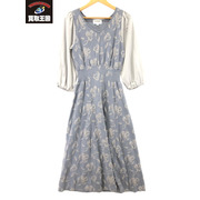 JILL by JILLSTUART ニットジャガードワンピース フラワー