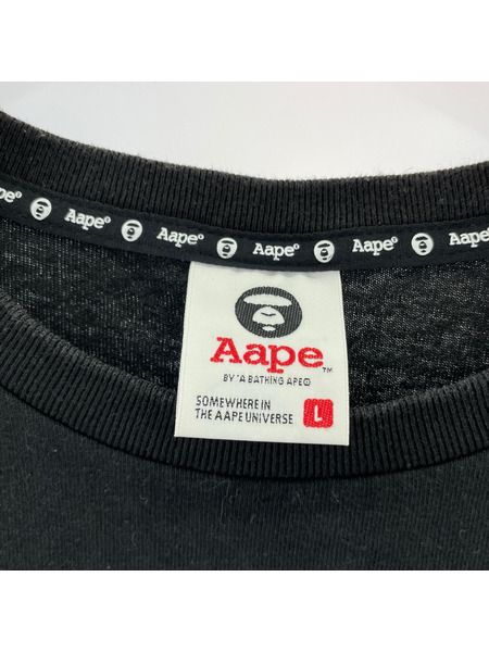 A BATHING APE 半袖Tシャツ・カットソー Aape/ムーンフェイスグラフィックプリントT