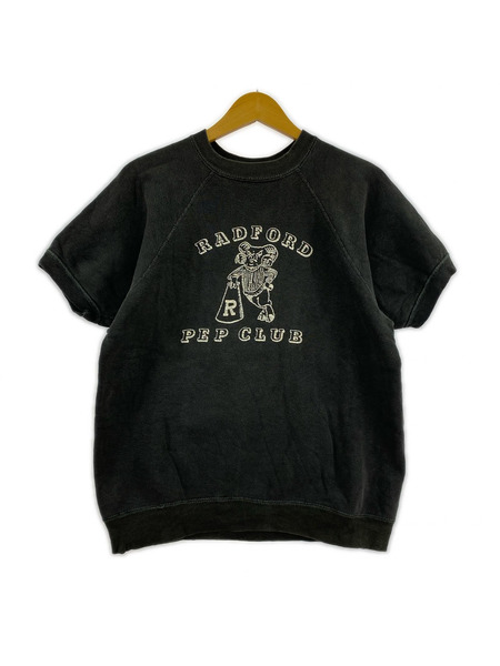 OLD・VINTAGE スウェット・トレーナー 60s頃 ラグラン 半袖スウェット ブラック