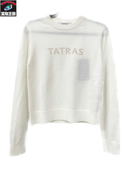 TATRAS RABBA ロゴニット 02 アイボリー