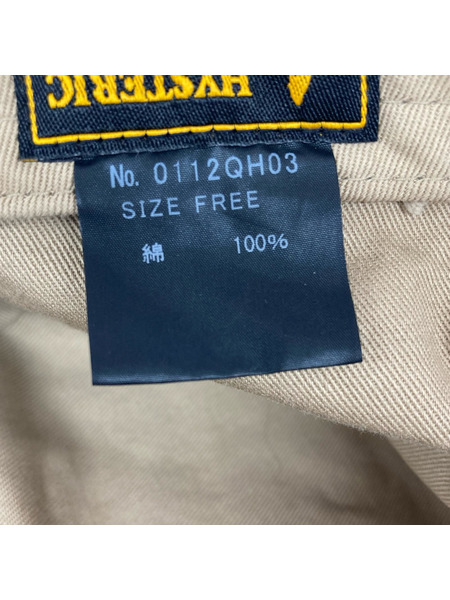 HYSTERIC GLAMOUR キャップ ワークキャップ ベージュ