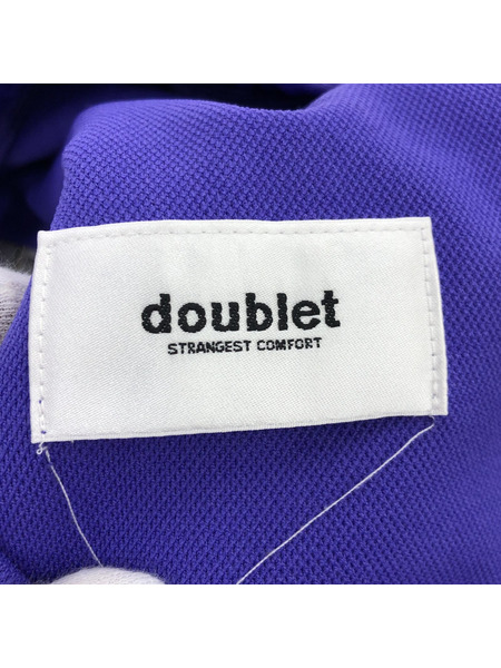 doublet パンツ 刺繍トラックパンツ 紫[値下]