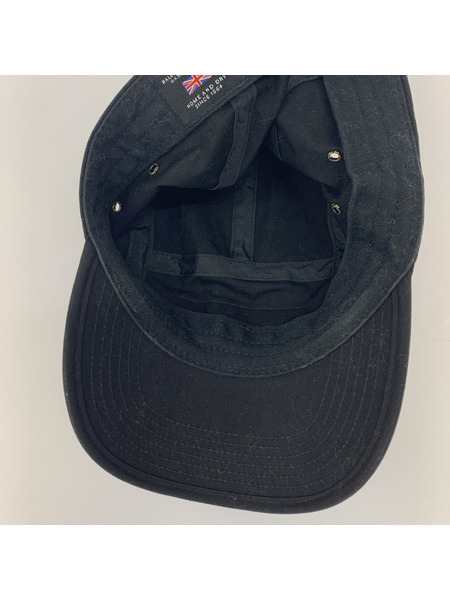 Supreme WAXED COTTON CAMP CAP BLACK