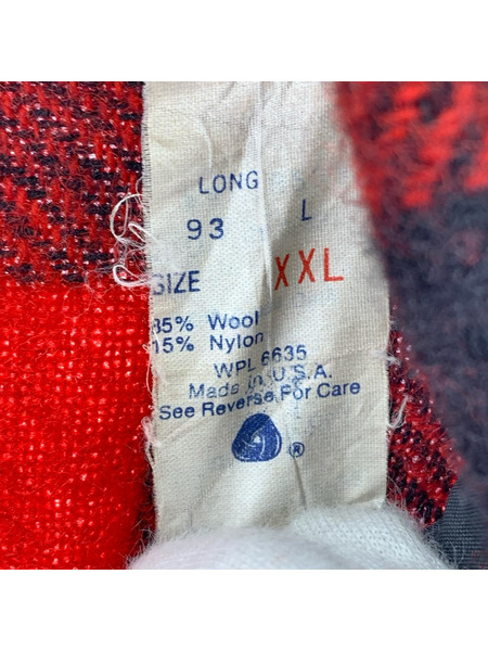 WOOLRICH 長袖シャツ チェック 赤黒 XXL
