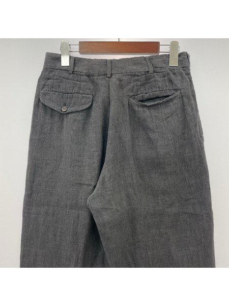 COMME des GARCONS HOMME 80s デカオム 2タック リネンスラックス S