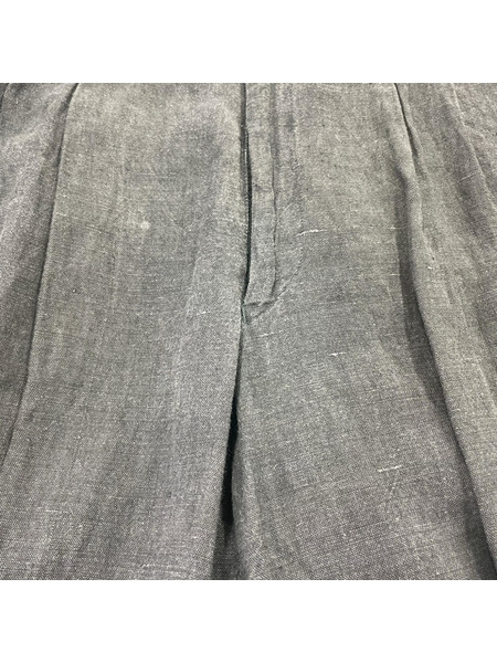 COMME des GARCONS HOMME 80s デカオム 2タック リネンスラックス S
