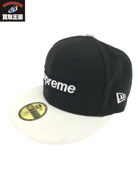 supreme 2-tone Box Logo New Era 7 1/2 黒-
