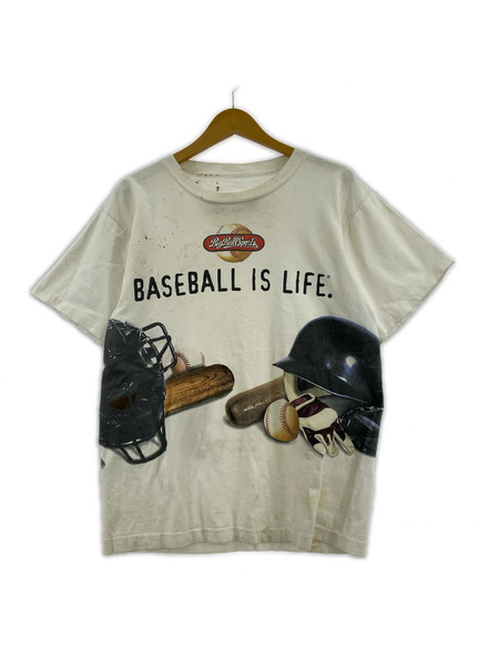 OLD・VINTAGE 半袖Tシャツ・カットソー old big ball sports カットソー 白