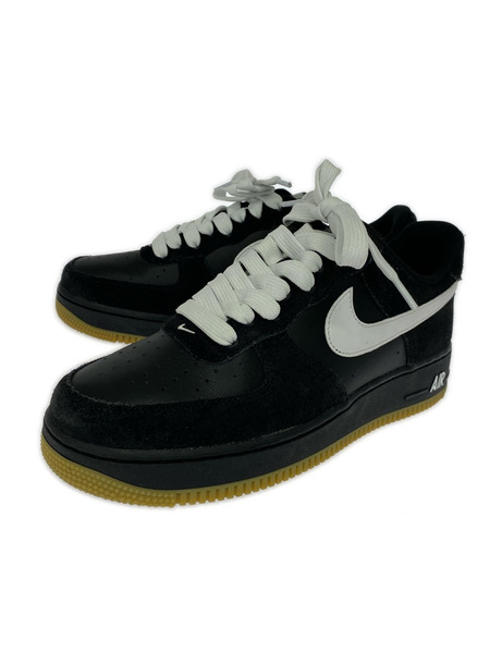 NIKE スニーカー AIR FORCE 1  ガムソール  ブラック