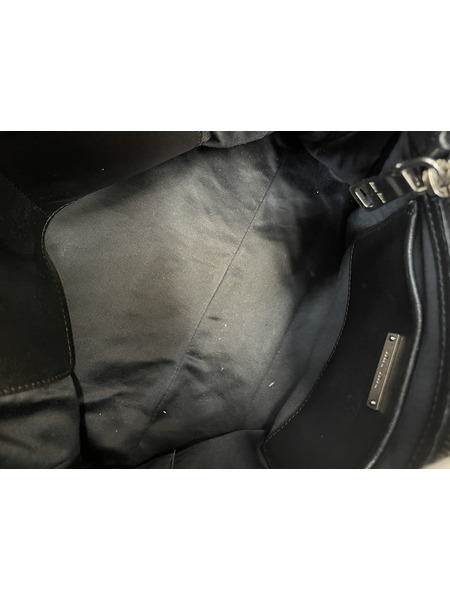 Miu Miu マテラッセ ナッパクリスタル 2WAYバッグ ブラック