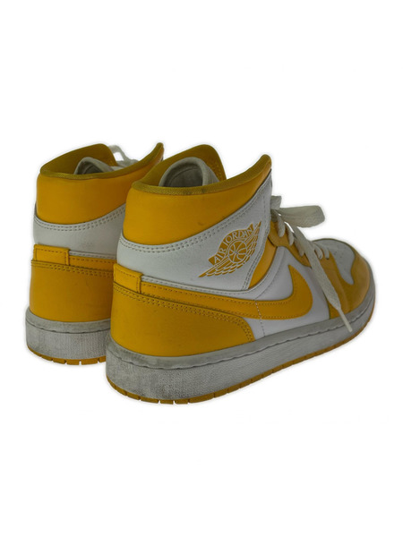 NIKE スニーカー air jordan 1 イエロー 25cm