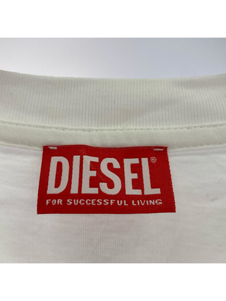 DIESEL 半袖Tシャツ・カットソー T-JUST-NLABEL ホワイト