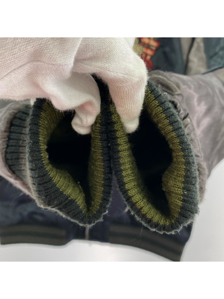 VANSON ブルゾン・ジャンパー リバーシブルスカジャン MA‐1 M
