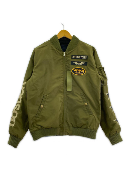 VANSON ブルゾン・ジャンパー リバーシブルスカジャン MA‐1 M