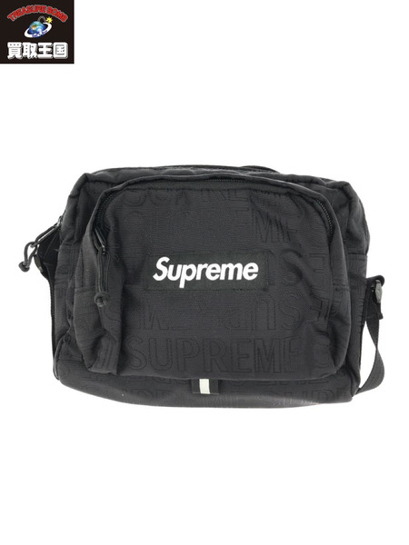 Shoulder Bag Black  supreme 19ss