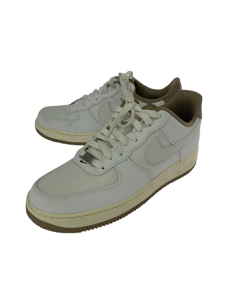 Nike Air Force 1 07 LV8 Summit White/Khaki FZ5225-100 26.5cm