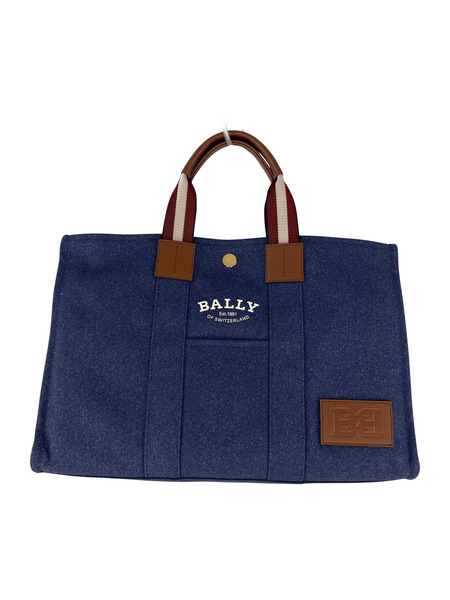 BALLY ソノ他バッグ DRYSALIA/キャンバス/トート/青系