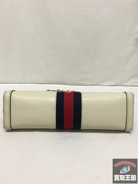 Gucci オフィディア レザー チェーンショルダーバッグ[値下]