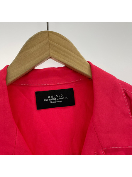 UNUSED 半袖シャツ 21SS Rayon Open Collar Shirt 2 US2013