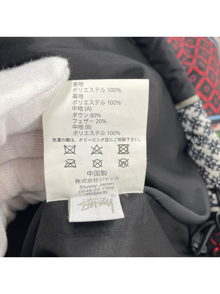 STUSSY PATCHWORK PUFFER JACKET (M)