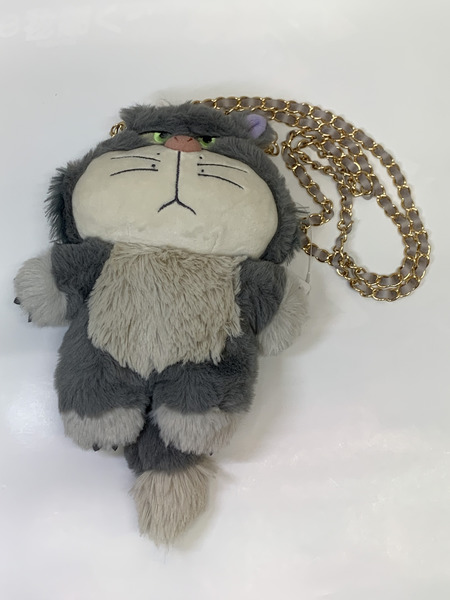 ディズニー ルシファー ポシェット Plush Pochette タグ付き Disney シンデレラ Lucifer