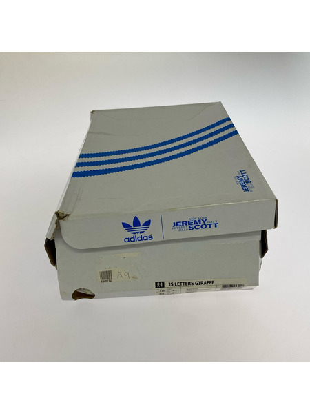 ADIDAS×JEREMY SCOTT スニーカー レターズ ハイカット 28.0 ブラック