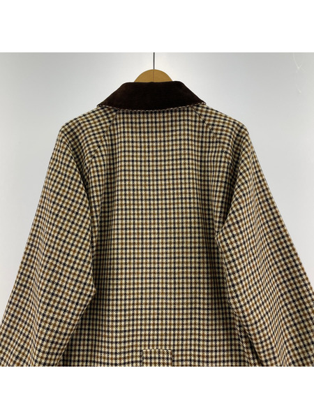 Barbour BURGHLEY WILLIAM BLISS ツイードコート ブラウン ガングラブチェック