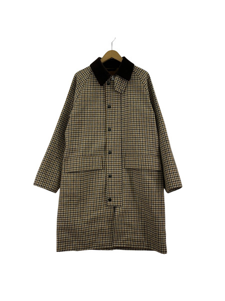Barbour BURGHLEY WILLIAM BLISS ツイードコート ブラウン ガングラブチェック