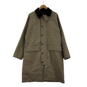 Barbour BURGHLEY WILLIAM BLISS ツイードコート ブラウン ガングラブチェック