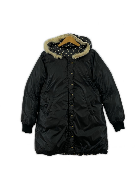 franche lippee ダウンジャケット リバーシブルダウンコート ドット