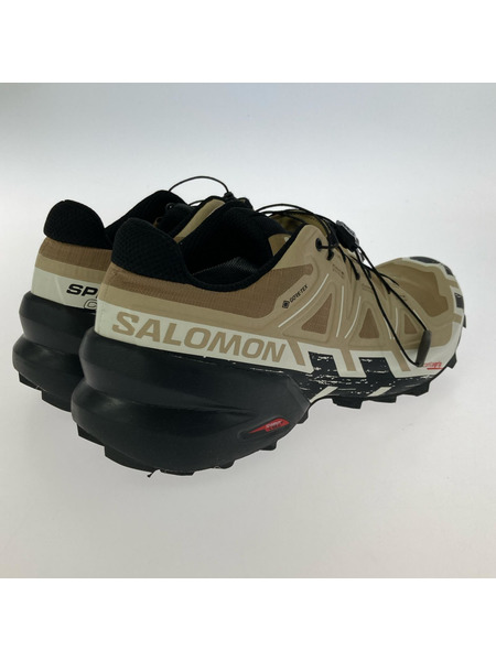 SALOMON スニーカー SPEEDCROSS 417387 ベージュ (27.5)