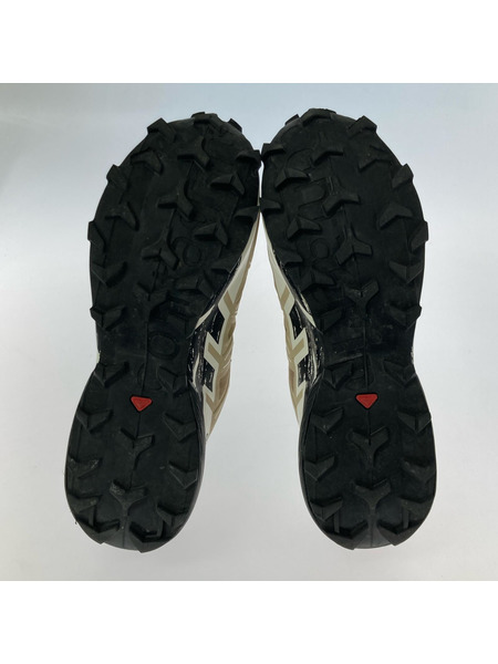 SALOMON スニーカー SPEEDCROSS 417387 ベージュ (27.5)