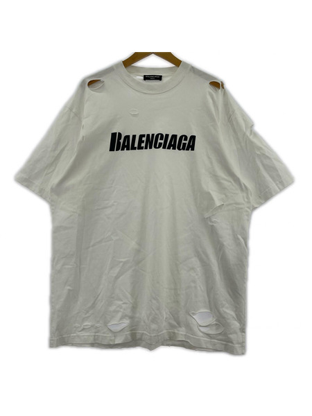 メンズラグ衣料 21SS CAPS DESTROYED FLATGROUND TEE XS