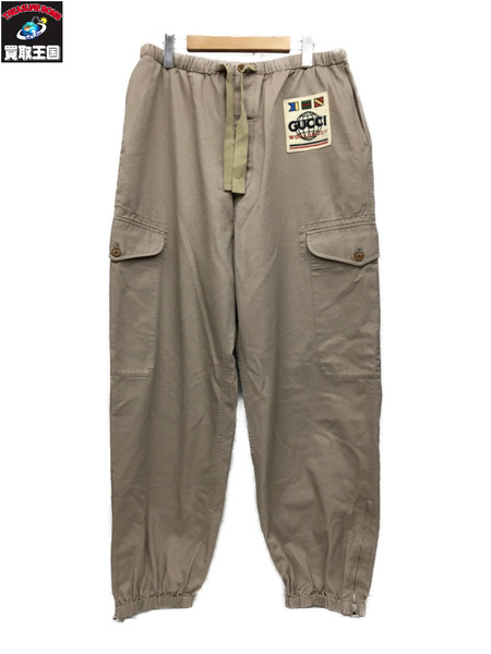 GUCCI　メンズラグ衣料 Nautical Logo Trousers (50) ベージュ