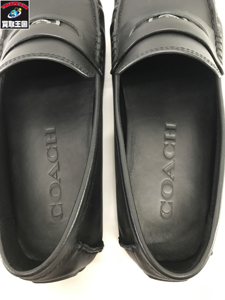 COACH コインローファ 黒 (27.0cm)