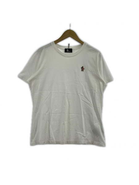 MONCLER 半袖Tシャツ・カットソー H209P8C00004 829FB/ワンポイント/白